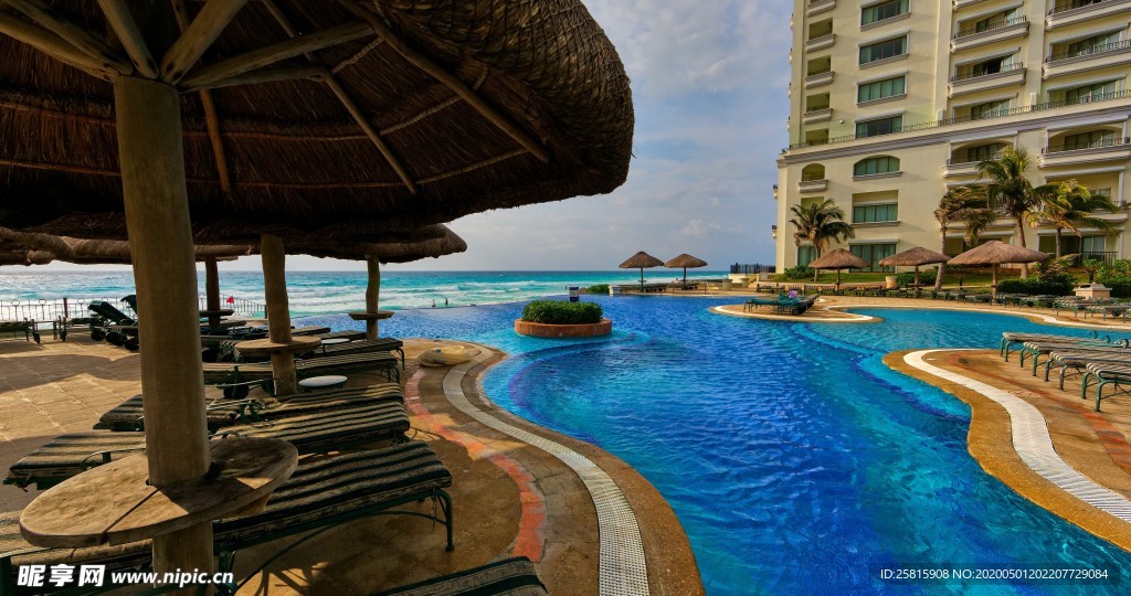 酒店游泳池图片