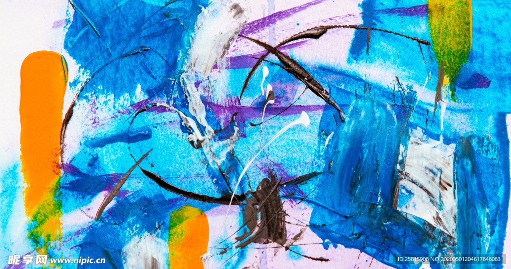 油画抽象唯美图片