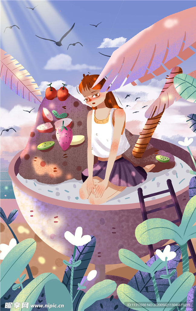 五一劳动节插画海报