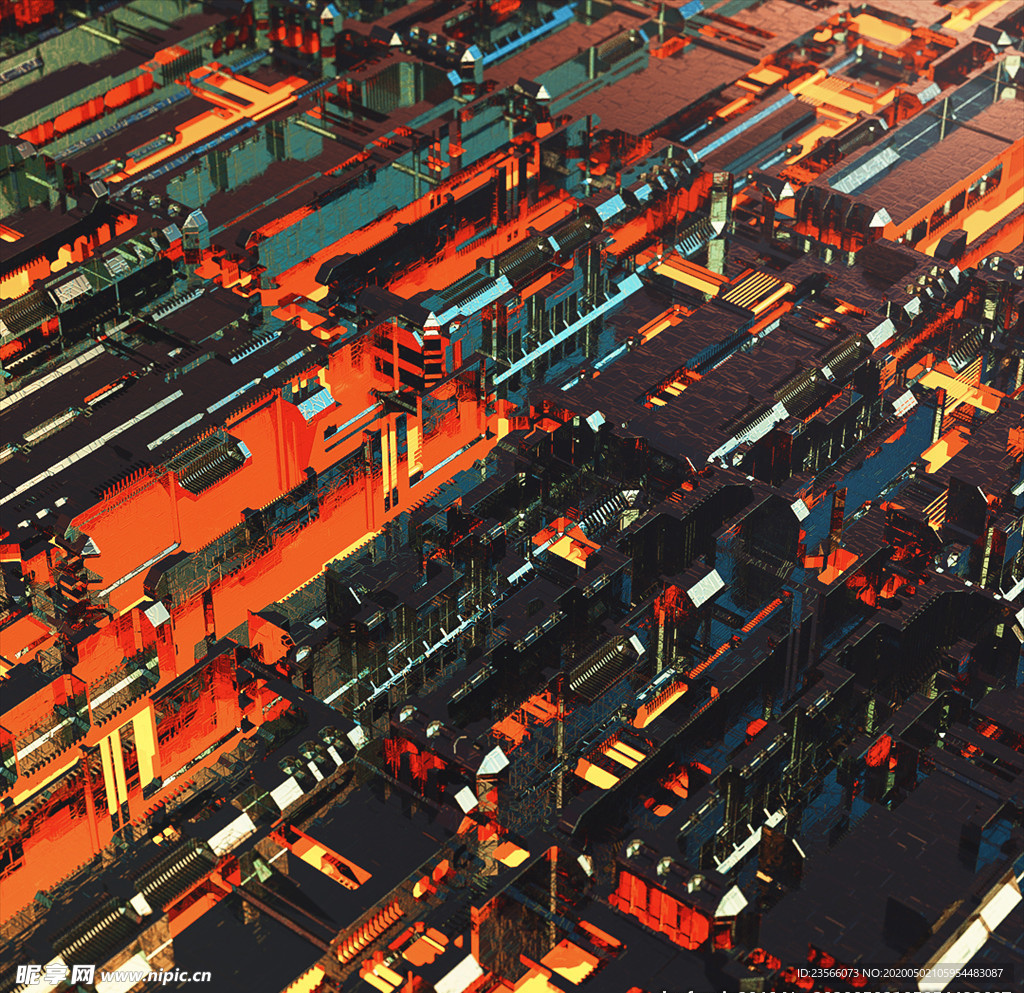 C4D特效设计科幻场景