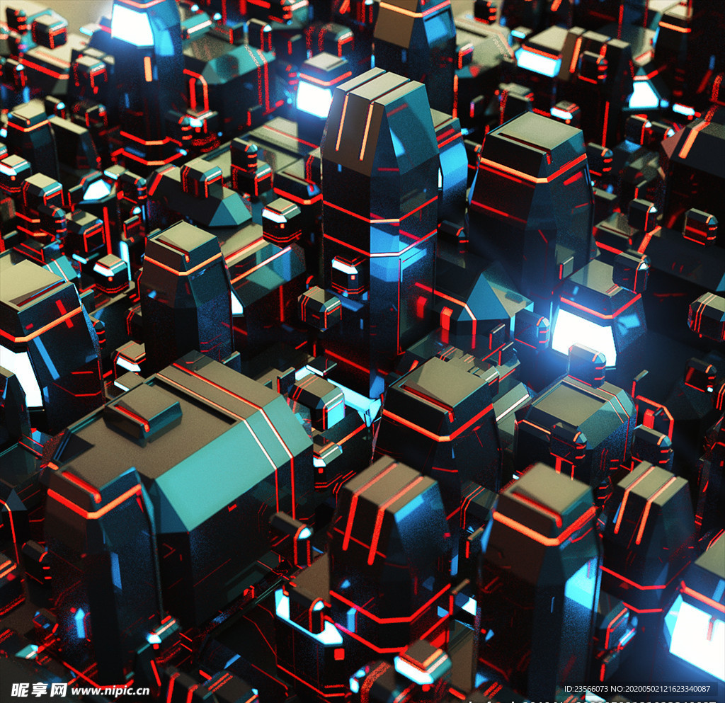 C4D特效设计科幻场景