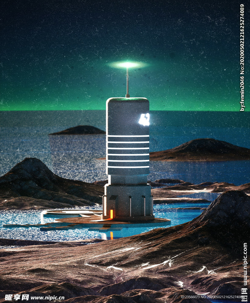 C4D特效设计科幻场景