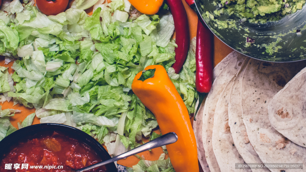 蔬菜沙拉素食图片