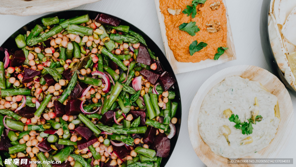 蔬菜沙拉素食图片