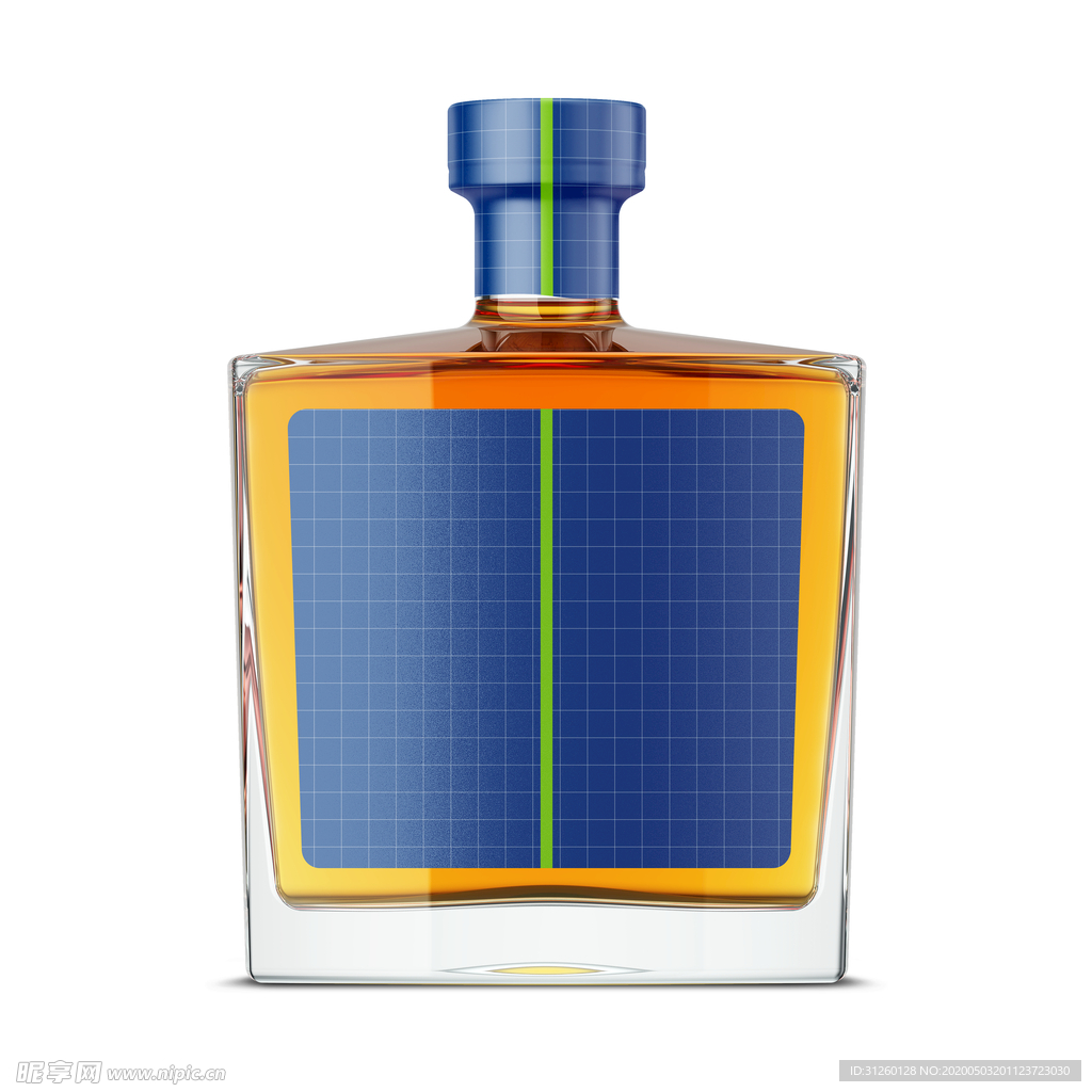 小瓶酒瓶包装样机