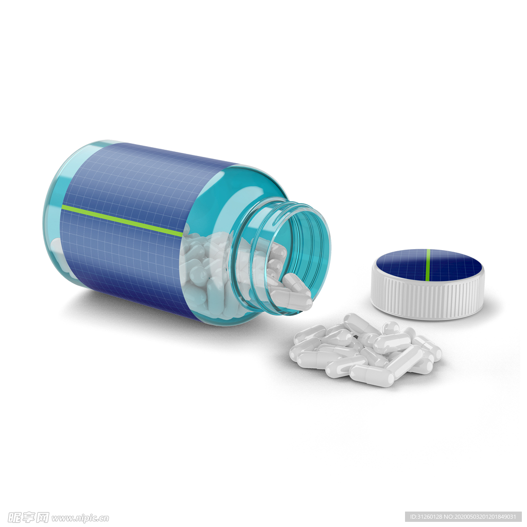 药瓶包装样机