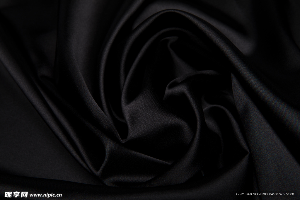 黑色高贵绸缎背景图