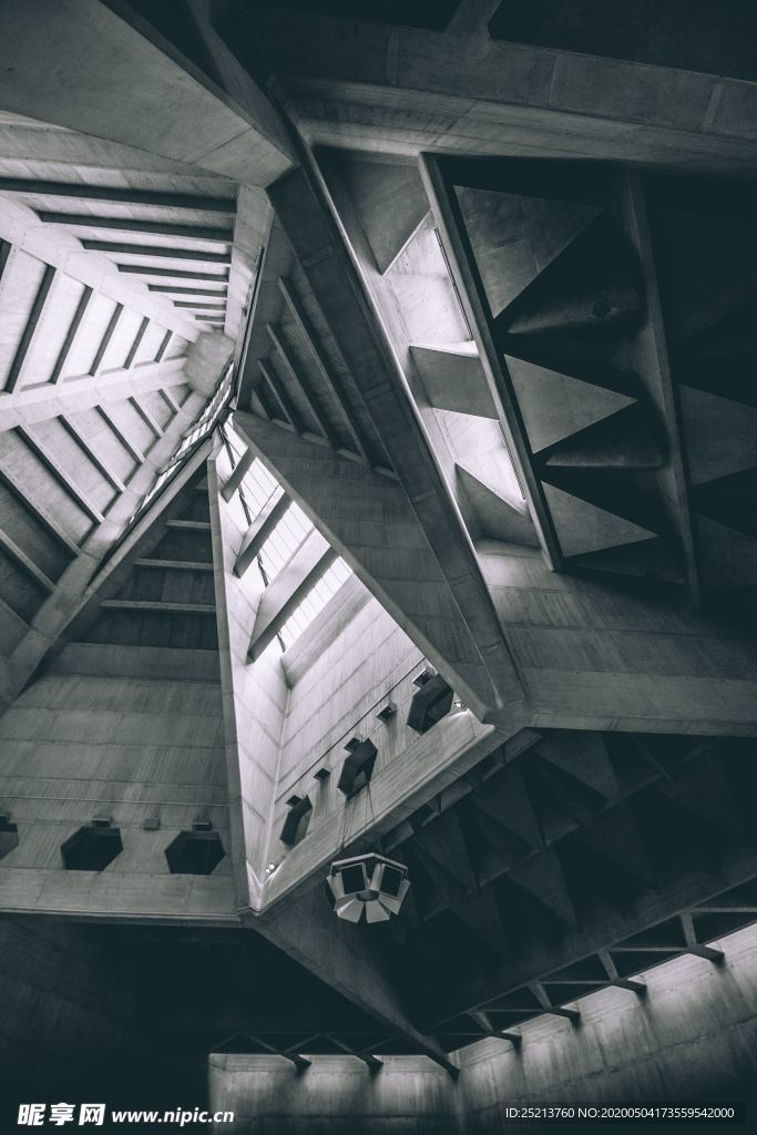 灰色室内设计背景图