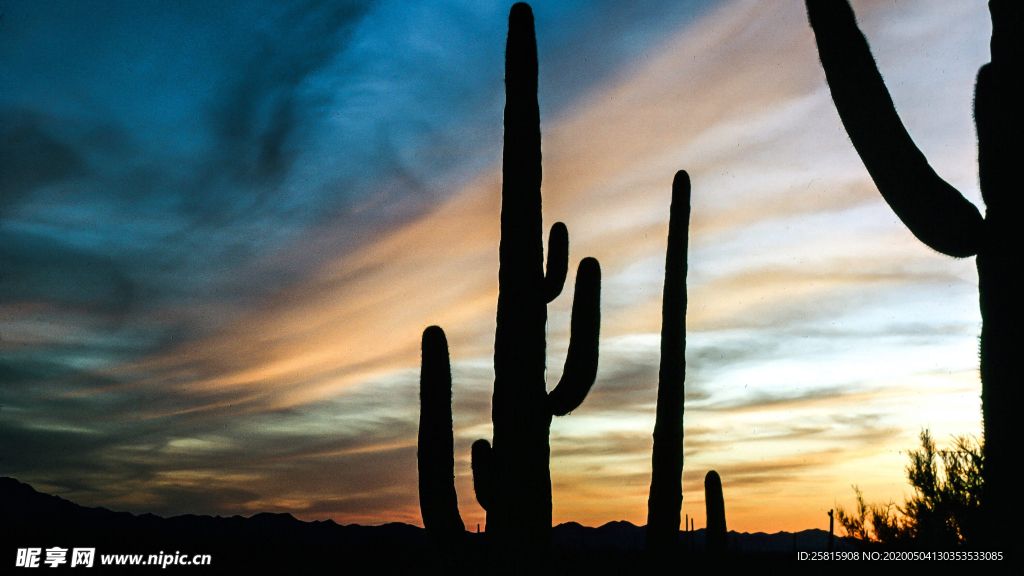 唯美晚霞日落图片