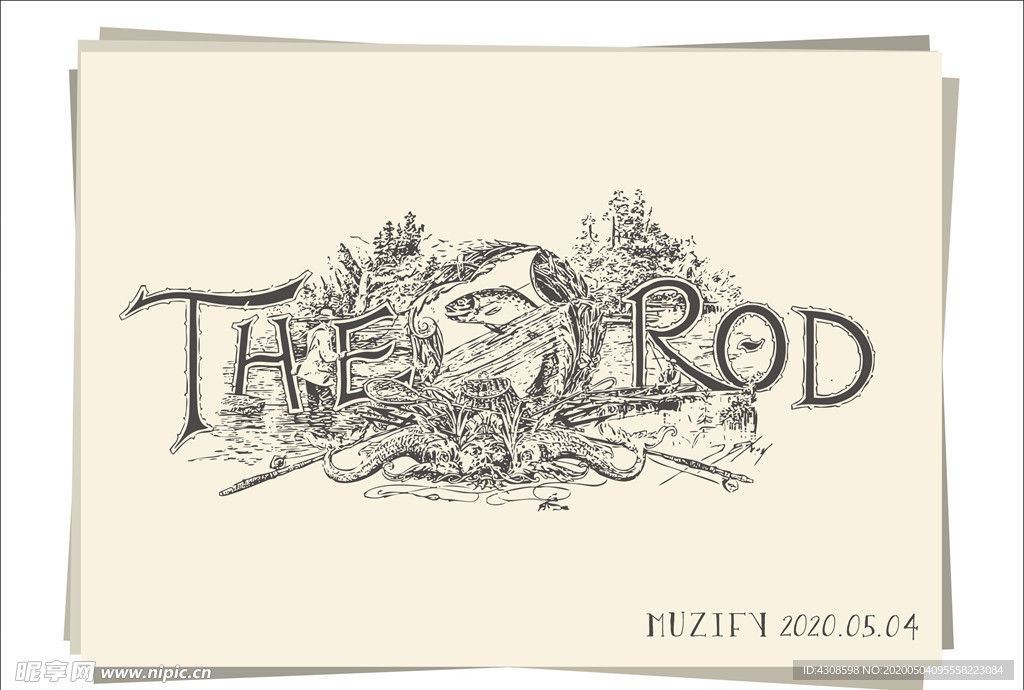 在路上 标题设计