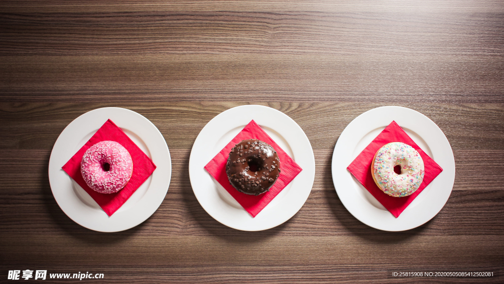 甜甜圈美味烘焙图片