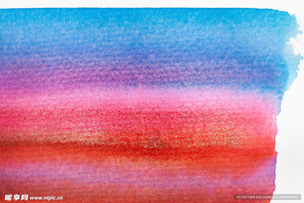 水彩泼墨绚丽图片