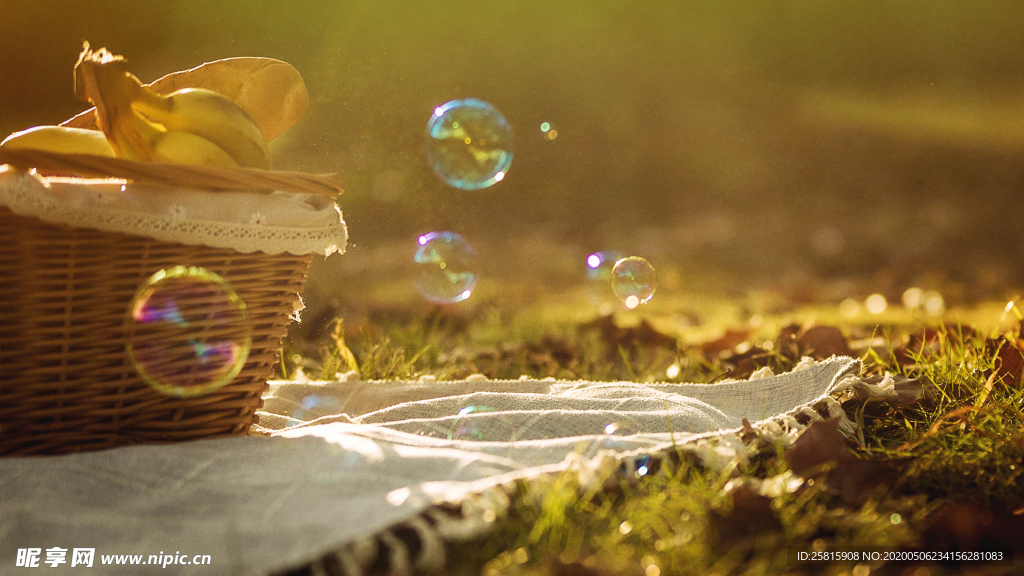 午后泡泡绚丽图片