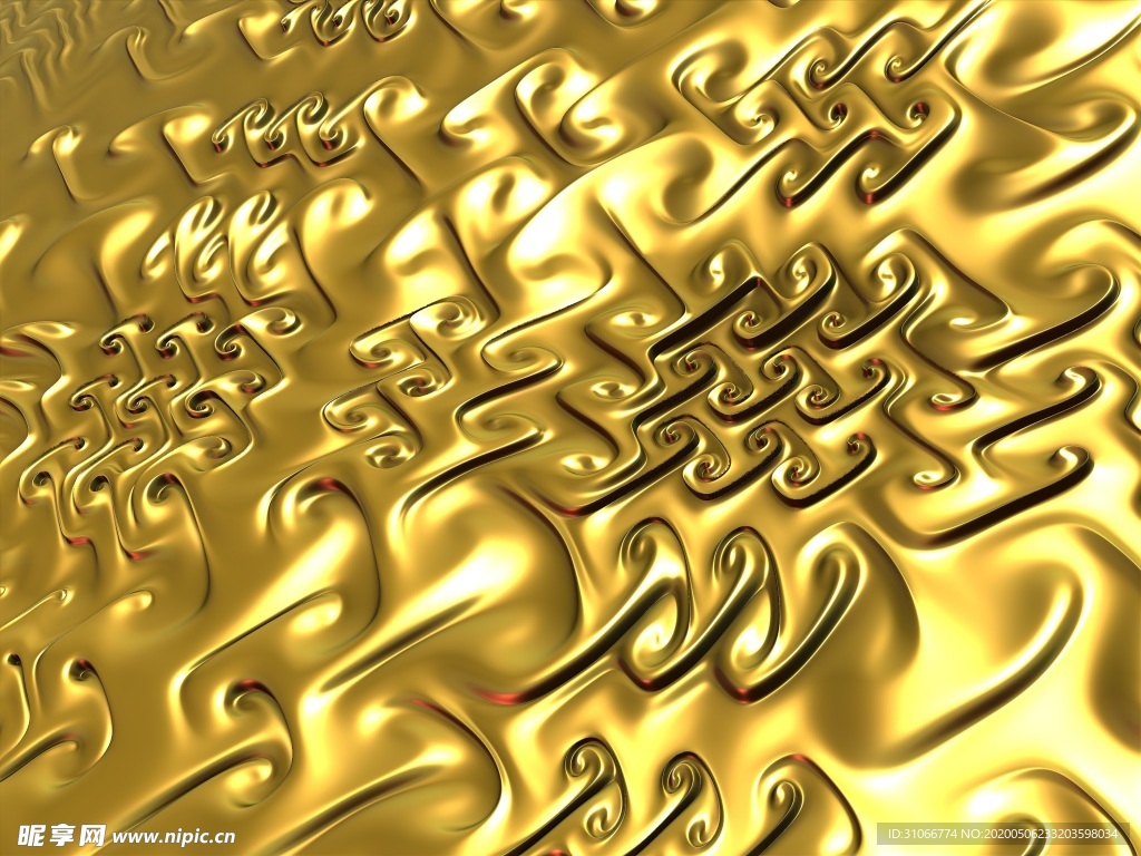 黄金材质底纹