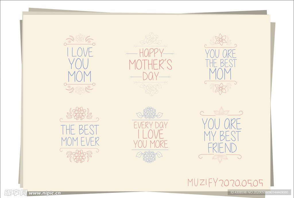 6款入母亲节小标题