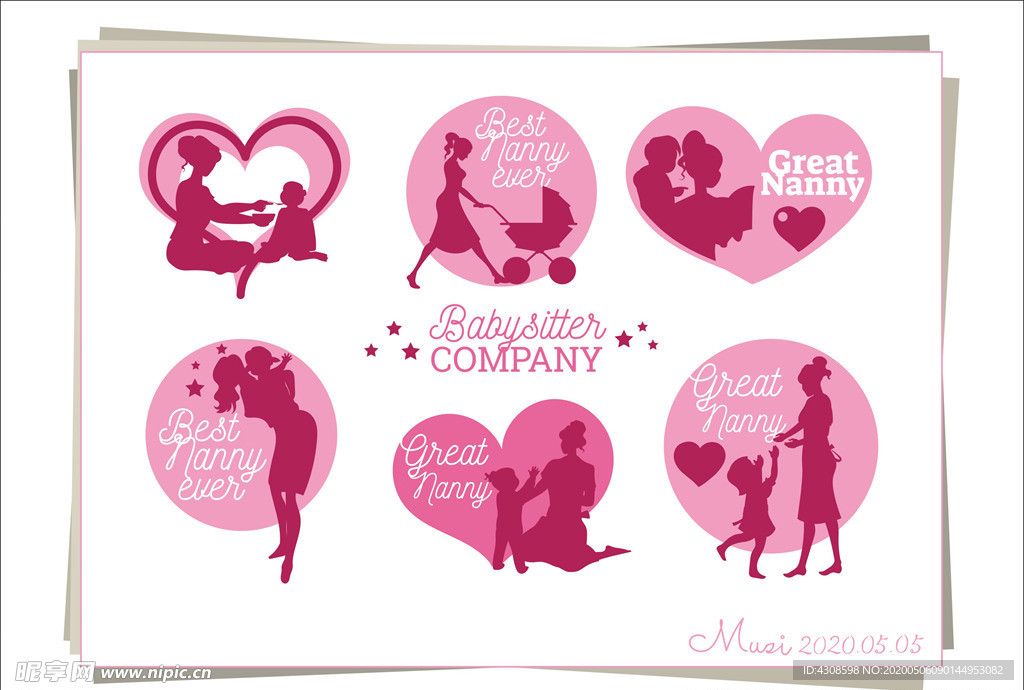 6款入母亲节小图标