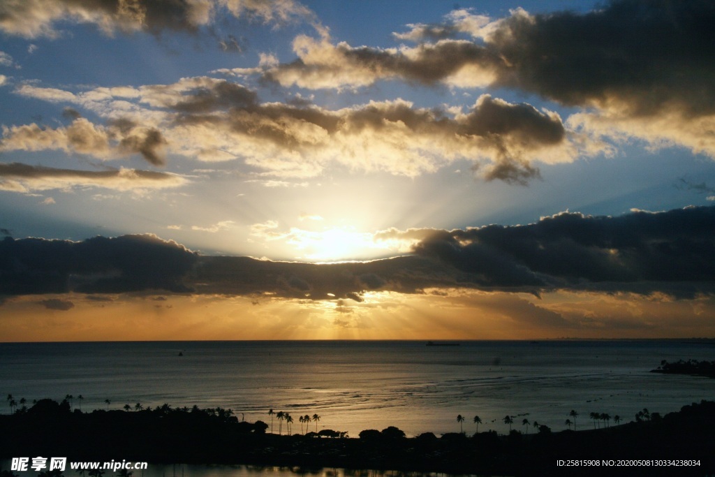 夏威夷檀香山风景图片