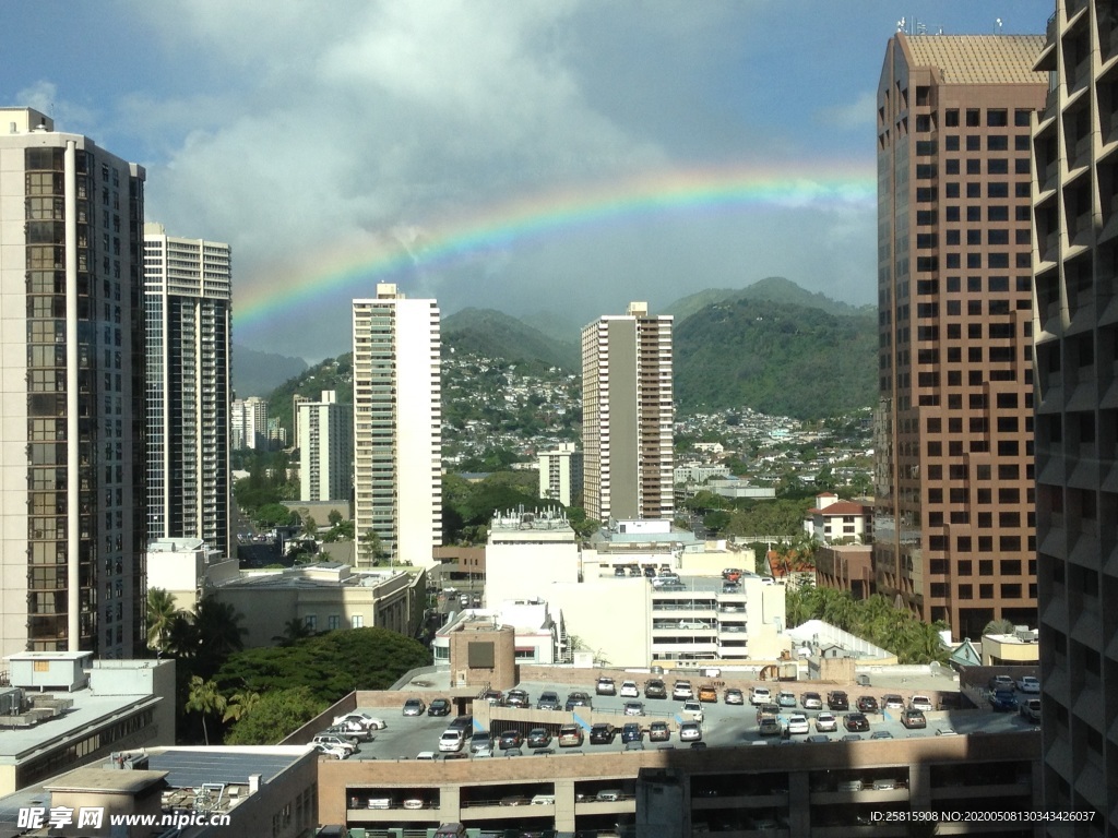 夏威夷檀香山风景图片