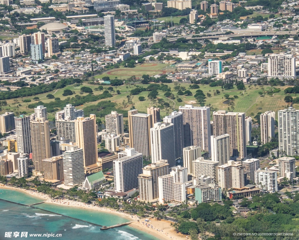 夏威夷檀香山风景图片