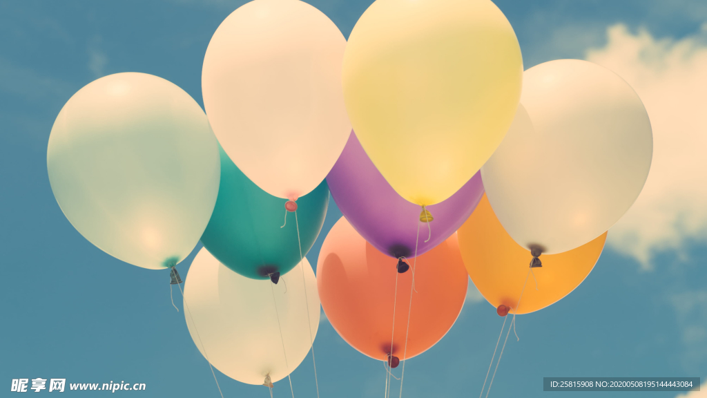 气球缤纷图片