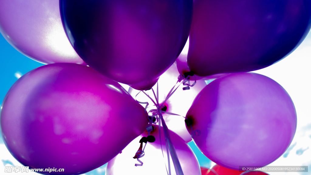 气球缤纷图片