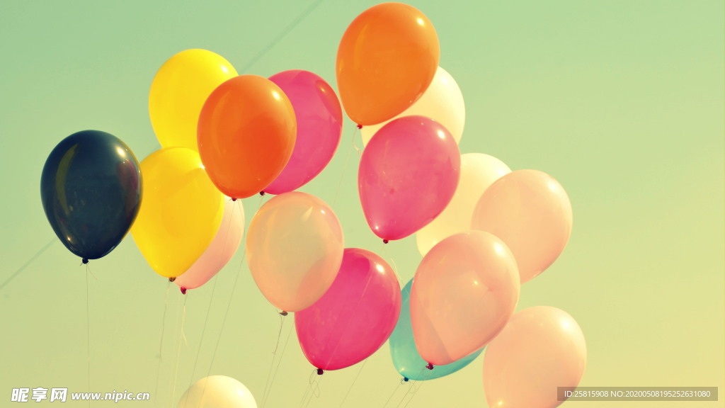 气球缤纷图片
