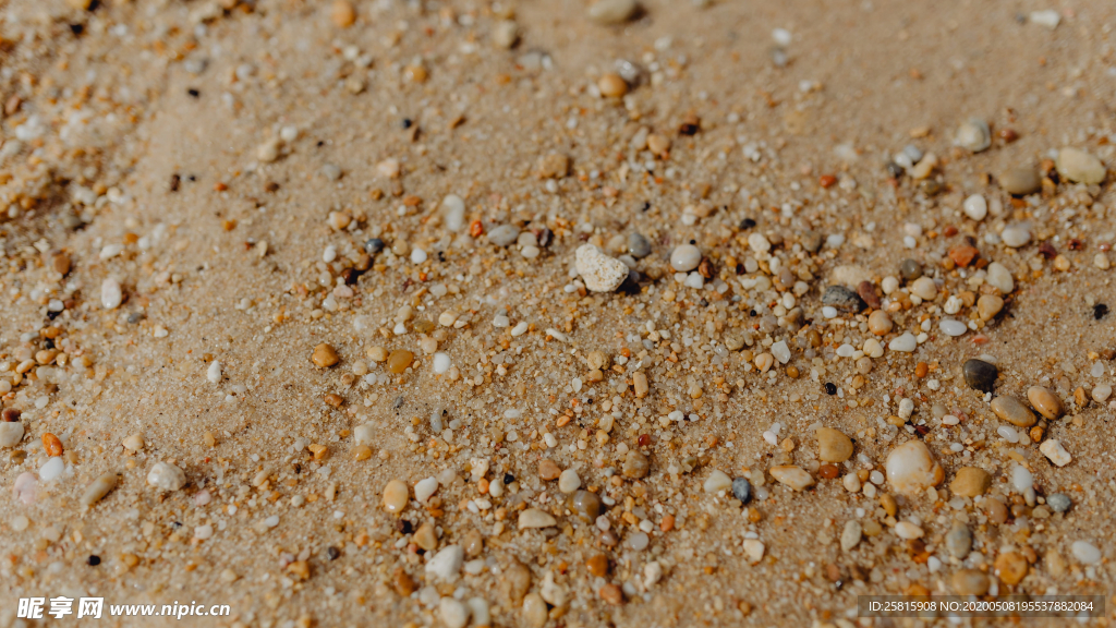 鹅卵石砂石图片