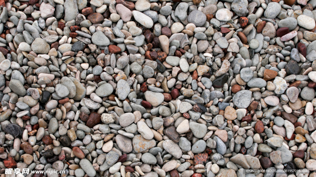 鹅卵石砂石图片