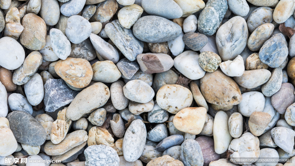 鹅卵石砂石图片