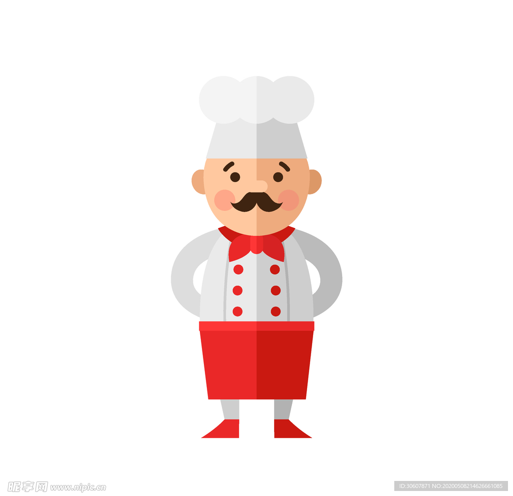 卡通厨师