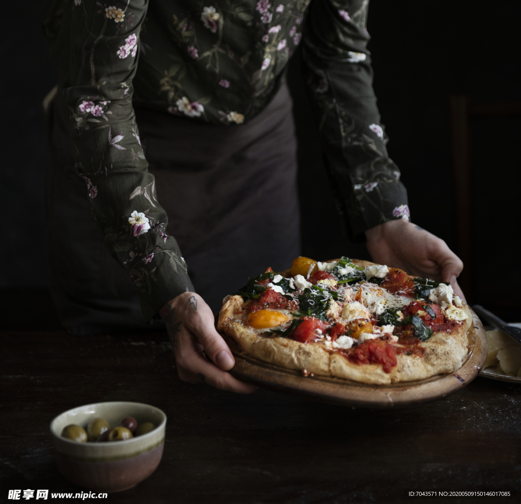 披萨摄影 西餐美食