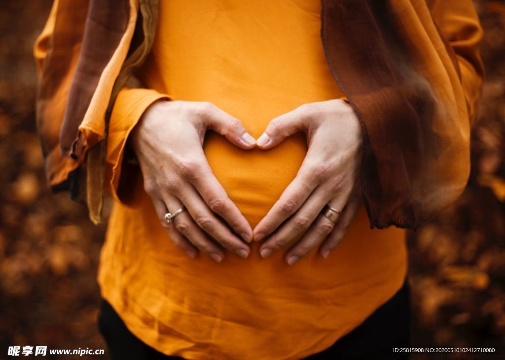 比心爱心手势图片