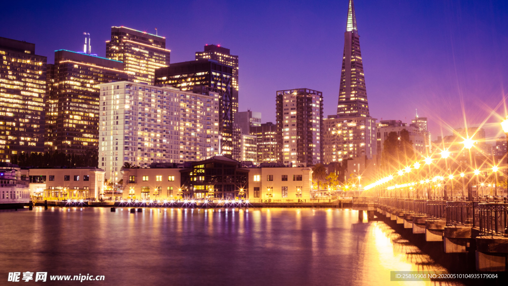 城市魅力夜景图片