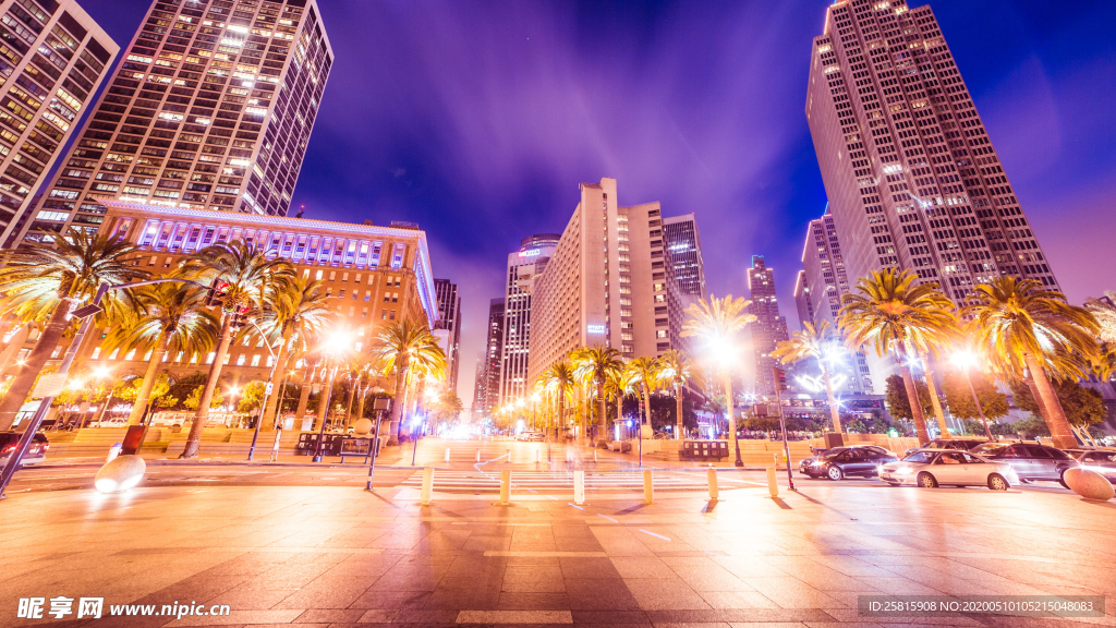 城市魅力夜景图片