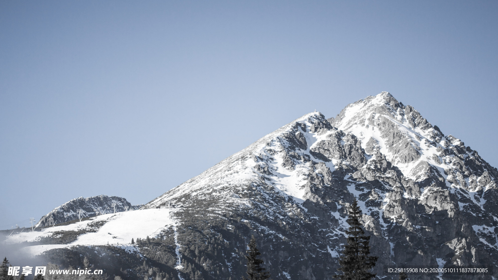 雪山冰川积雪图片