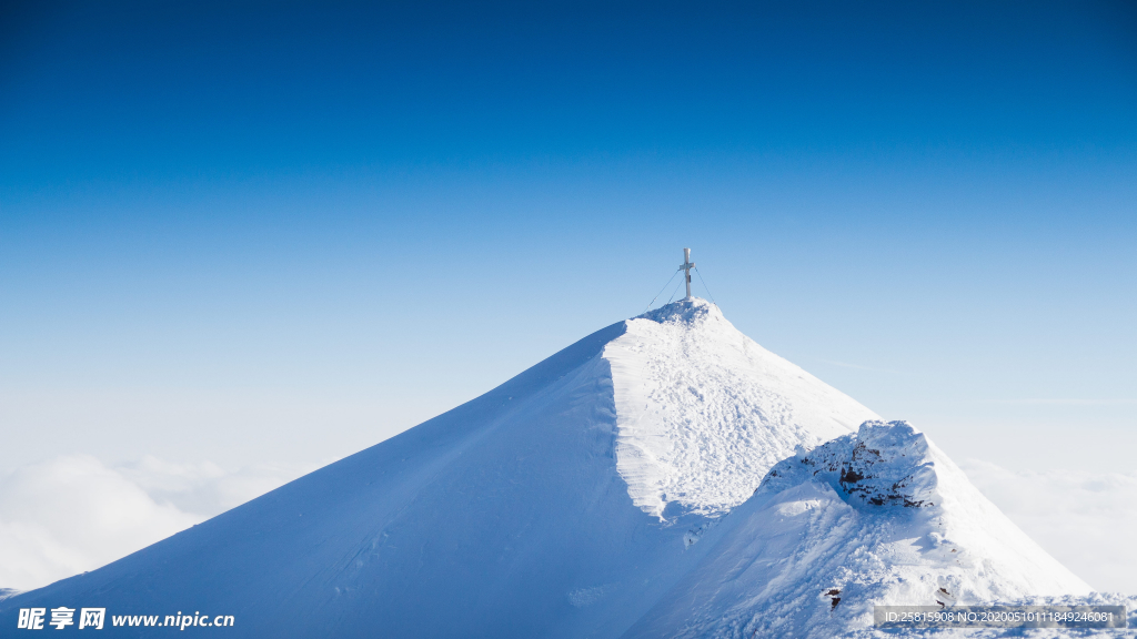 雪山冰川积雪图片