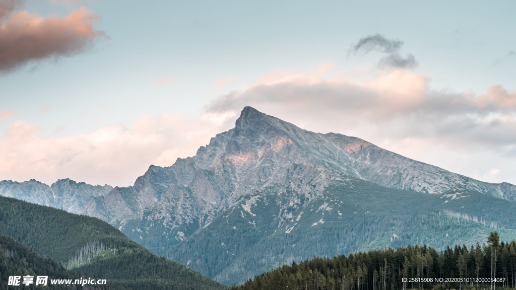 雪山冰川积雪图片