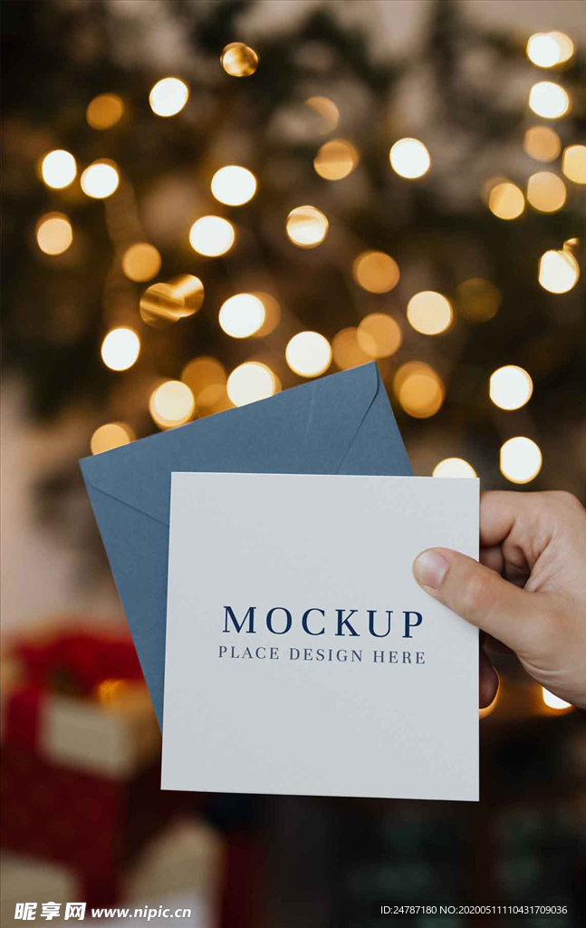 卡片样机效果图