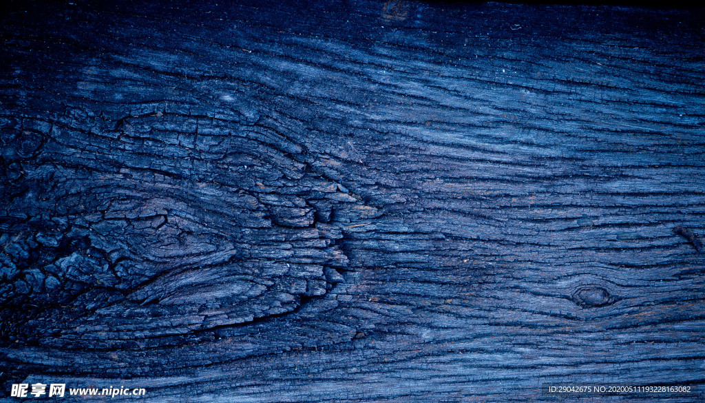 蓝色木板木纹