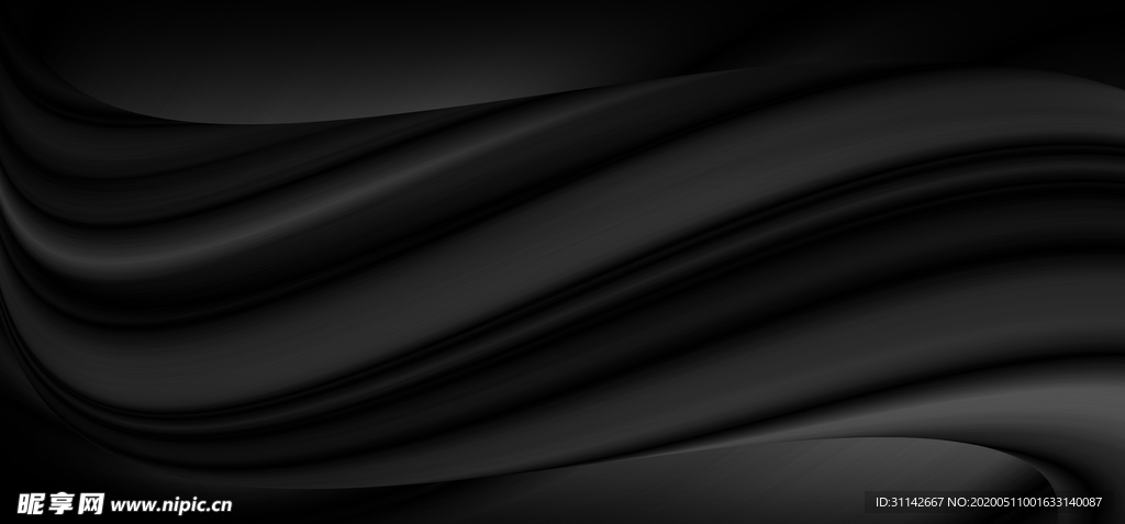 黑色面料虚拟背景