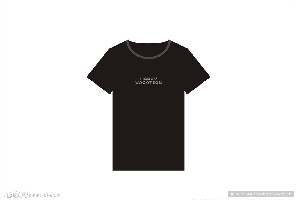 T恤样机矢量