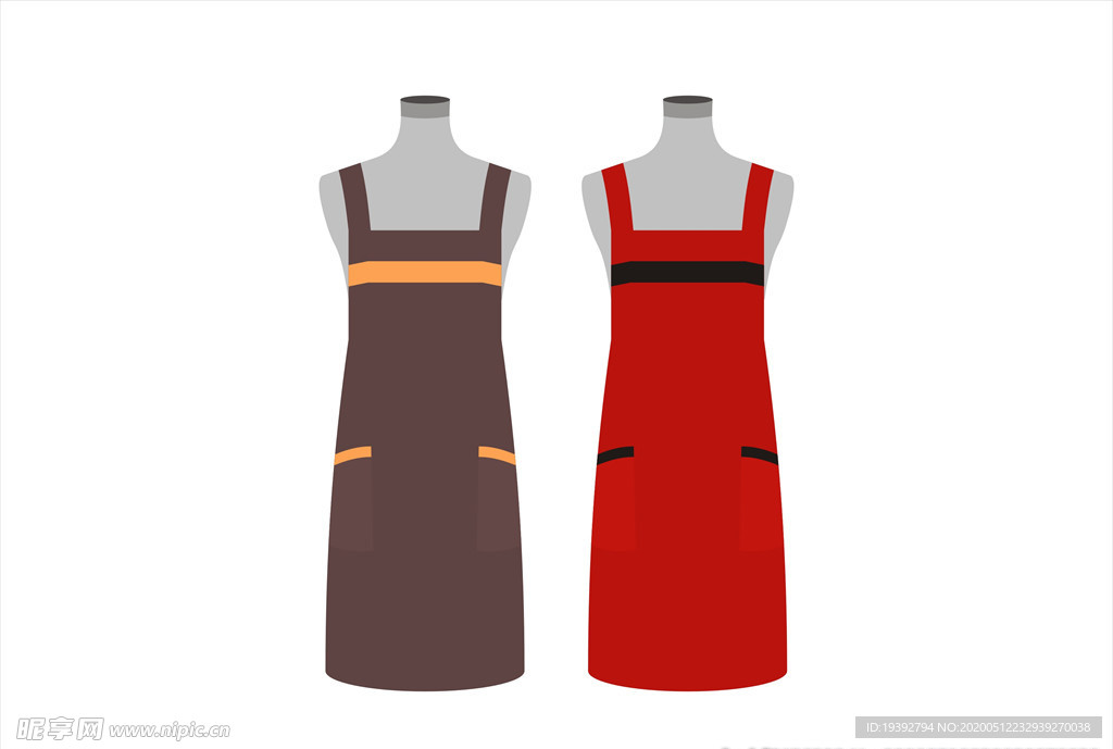 围裙样机矢量