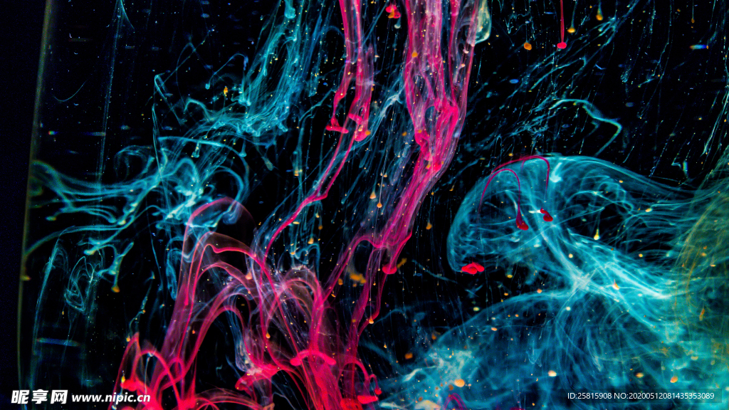 烟雾水彩背景图片