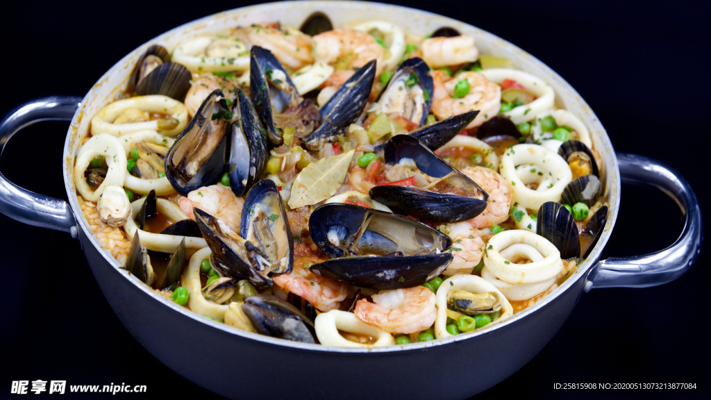 海鲜饭美食图片