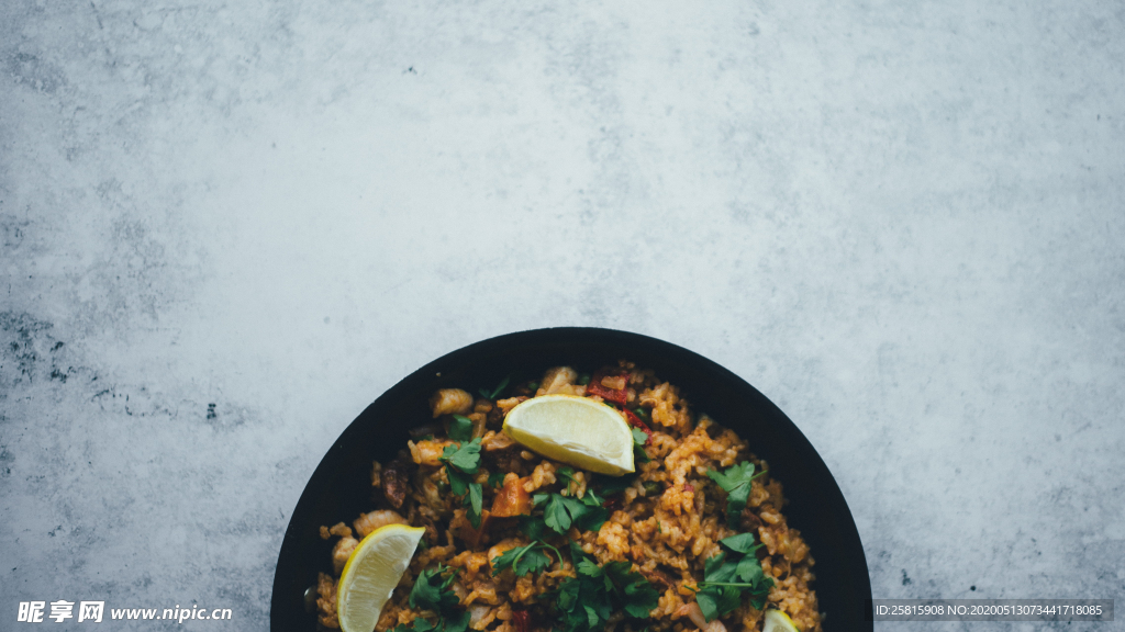 海鲜饭美食图片