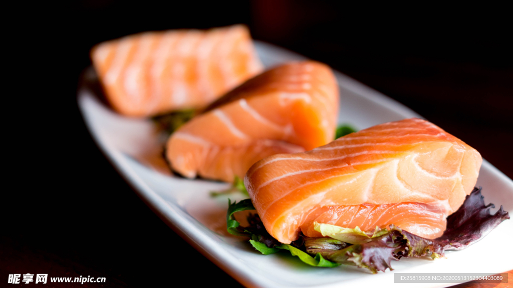 三文鱼鲜美图片