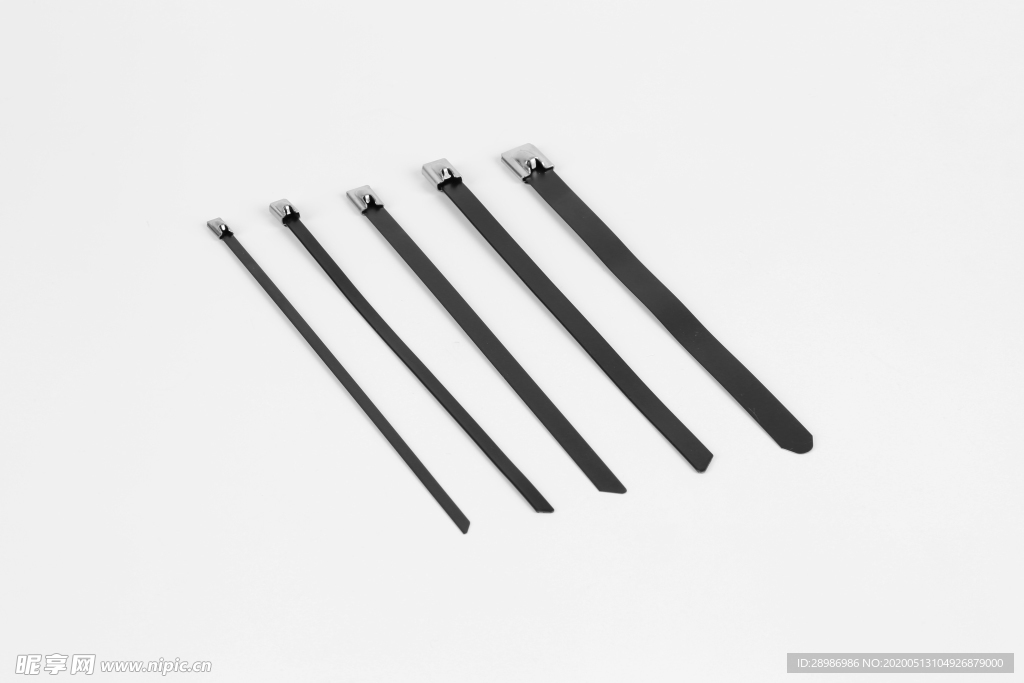 自锁式喷塑不锈钢扎带