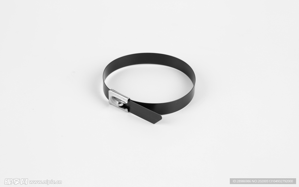 自锁式喷塑不锈钢扎带