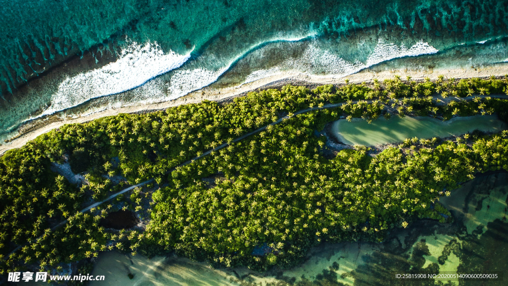 马尔代夫沙滩海岸图片