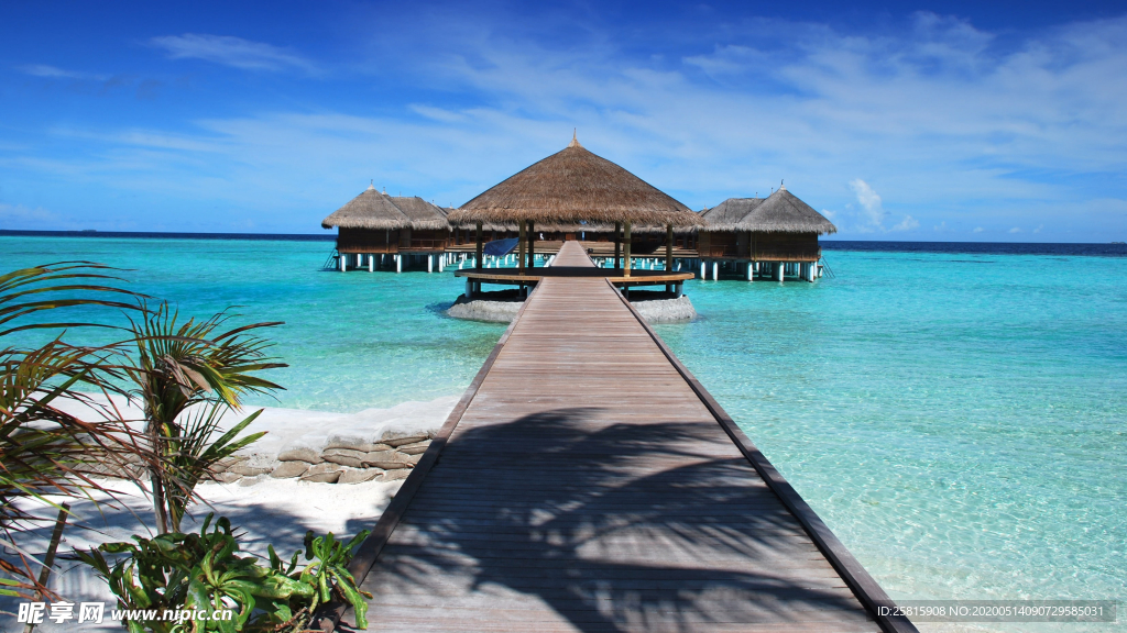 马尔代夫沙滩海岸图片